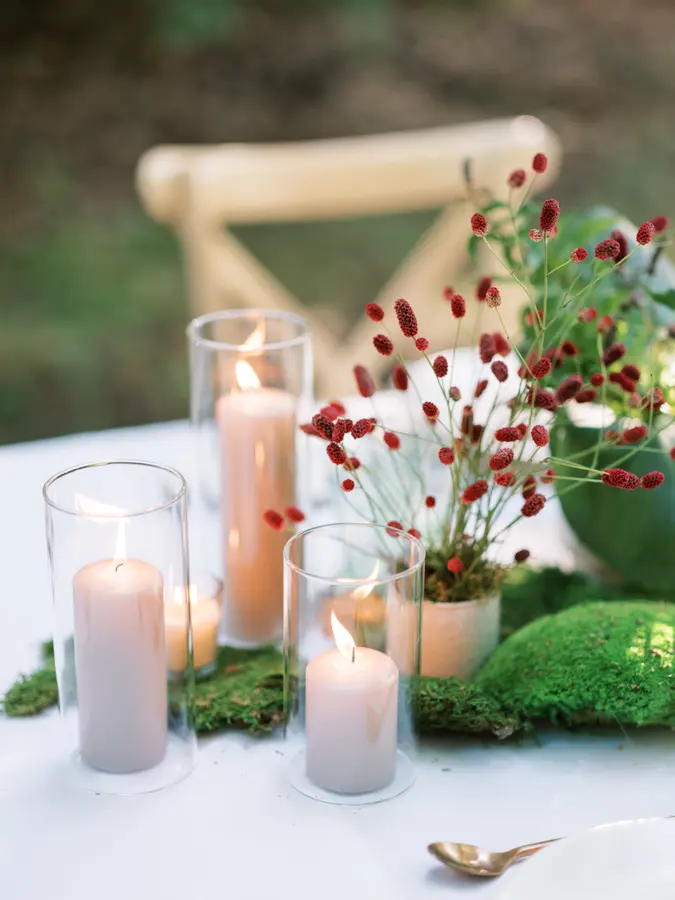 Michael & Sam wedding florals at Clay at The Gardiner Museum by Mythology Floral Art, Toronto, photograph by Robin Sassi