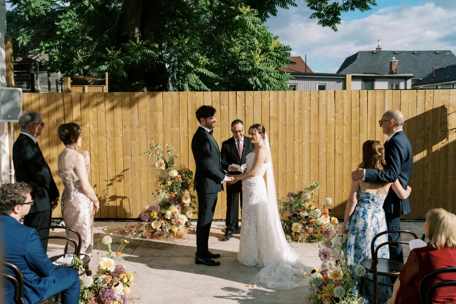 Nicky & Josh wedding florals at Paris Paris Restaurant by Mythology Floral Art, Toronto, photograph by Adriana Morais Photography
