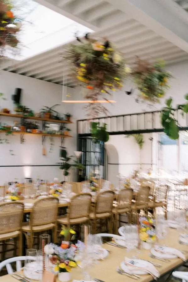 Nicky & Josh wedding florals at Paris Paris Restaurant by Mythology Floral Art, Toronto, photograph by Adriana Morais Photography