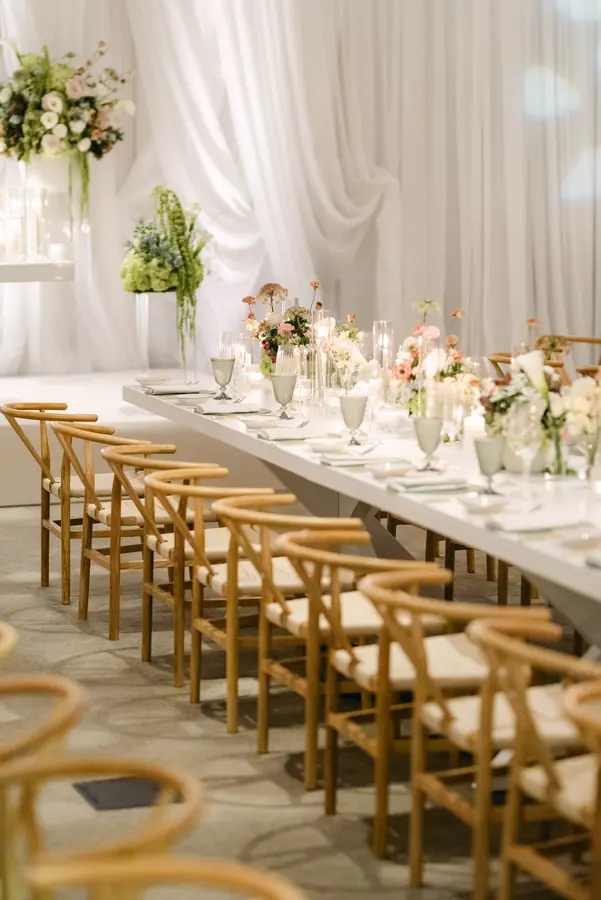 Nicolette & Adrian wedding florals at The Park Hyatt by Mythology Floral Art, Toronto, photograph by 515 Photography