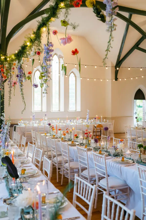 Peggy & Brandon wedding florals at Enoch Turner Schoolhouse by Mythology Floral Art, Toronto, photograph by 515 Photography