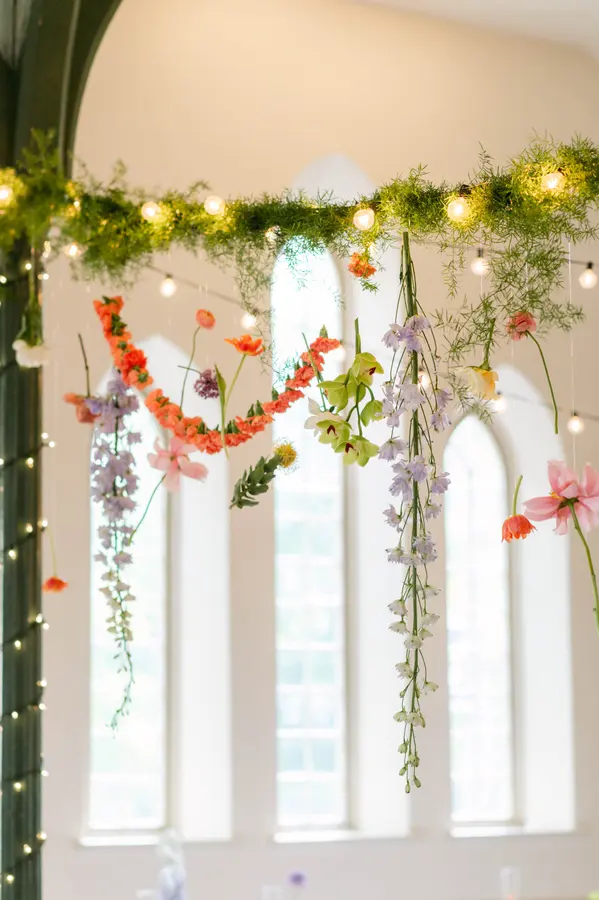 Peggy & Brandon wedding florals at Enoch Turner Schoolhouse by Mythology Floral Art, Toronto, photograph by 515 Photography